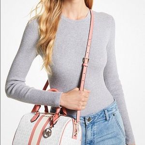 Michael Kors handbag MK satchel Bedford duffle new